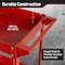 Stalwart Utility Cart - Heavy-Duty Work Cart with Two Storage Trays - Holds up to 330lbs by Red 75-MOV2001 - alternate 2